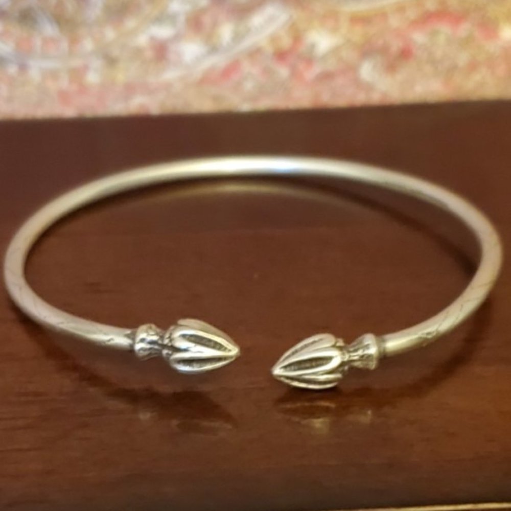 Sterling Silver Vintage West Indies Bangle